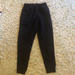 Navy blue sweatpants